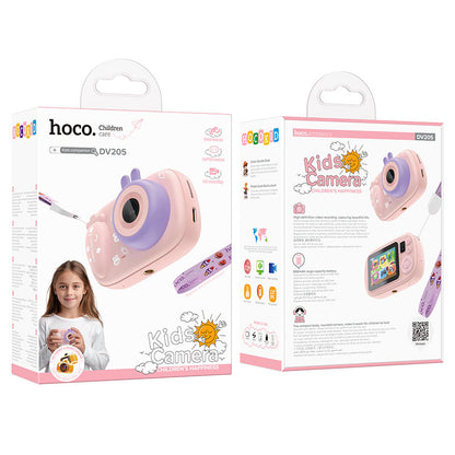 HOCO DV205 Kids Digital Camera, 720P, 1MP, Pink