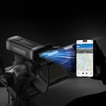 Akeeyo 710 Lite Sports Camera for Bicycle / Motorcycle, 2K, Wi-Fi, Black