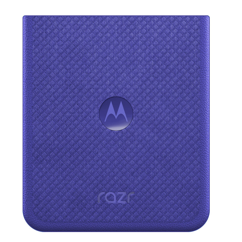 Motorola Razr Ultra 2026 / Razr 70 Ultra Battery Cover, Violet (Pantone Orient Blue), Service Pack SL98E96499