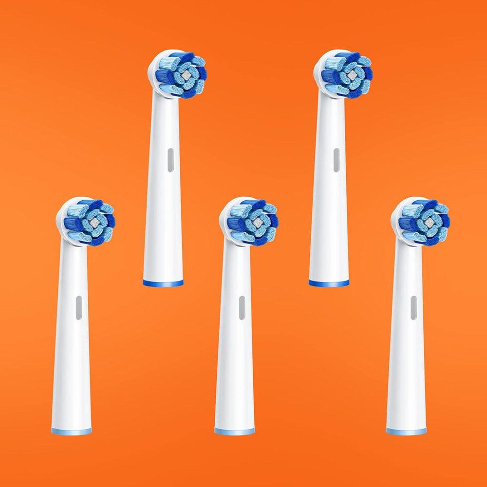 SDR2 Replacement Head for Bitvae R2 Electric Toothbrush, Set of 5, White
