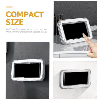 Techsuit LC-888 Wall Case with Touch Membrane for Phone, Waterproof, Grey