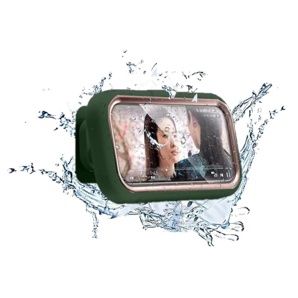 Techsuit LC-999 Wall Case with Tactile Membrane for Phone, Waterproof, Golden Green