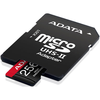 Adata High Endurance microSDXC Memory Card, 256Gb, Class 10 / UHS-1 U3, With Adapter AUSDX256GUI3V30SHA2-RA1