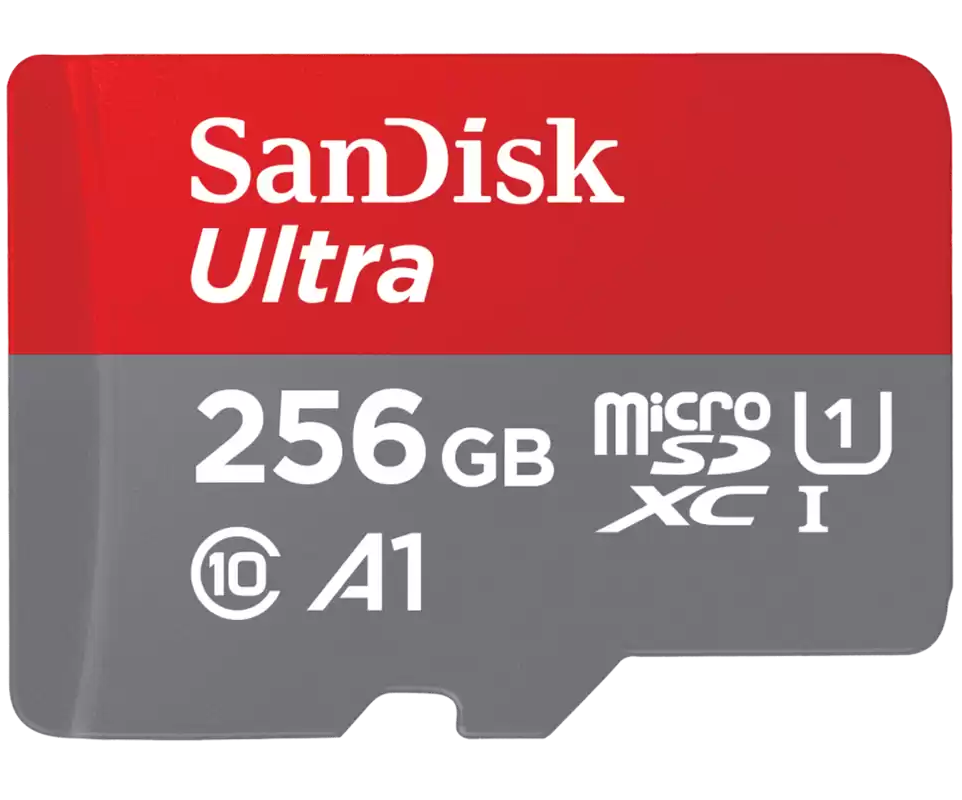 SanDisk Ultra Android A1 microSDXC Memory Card, 256Gb, Class 10 / UHS-1 U1 SDSQUAC-256G-GN6MN
