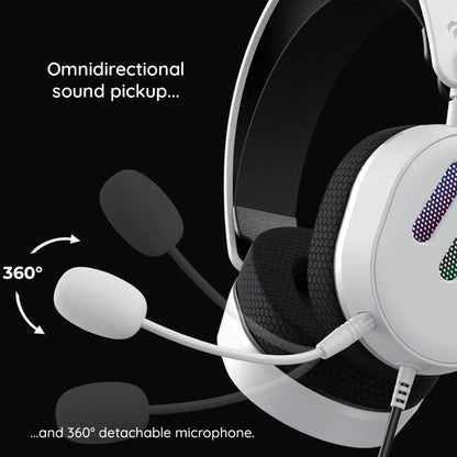 HAVIT H2038U USB Gaming Headset, 2m, Black