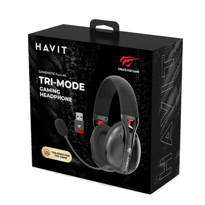 HAVIT Fuxi-H3 Wireless Gaming Headphones, Grey