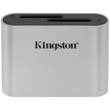 Kingston Workflow USB-C Card Reader, Dual SD, Gray WFS-SD