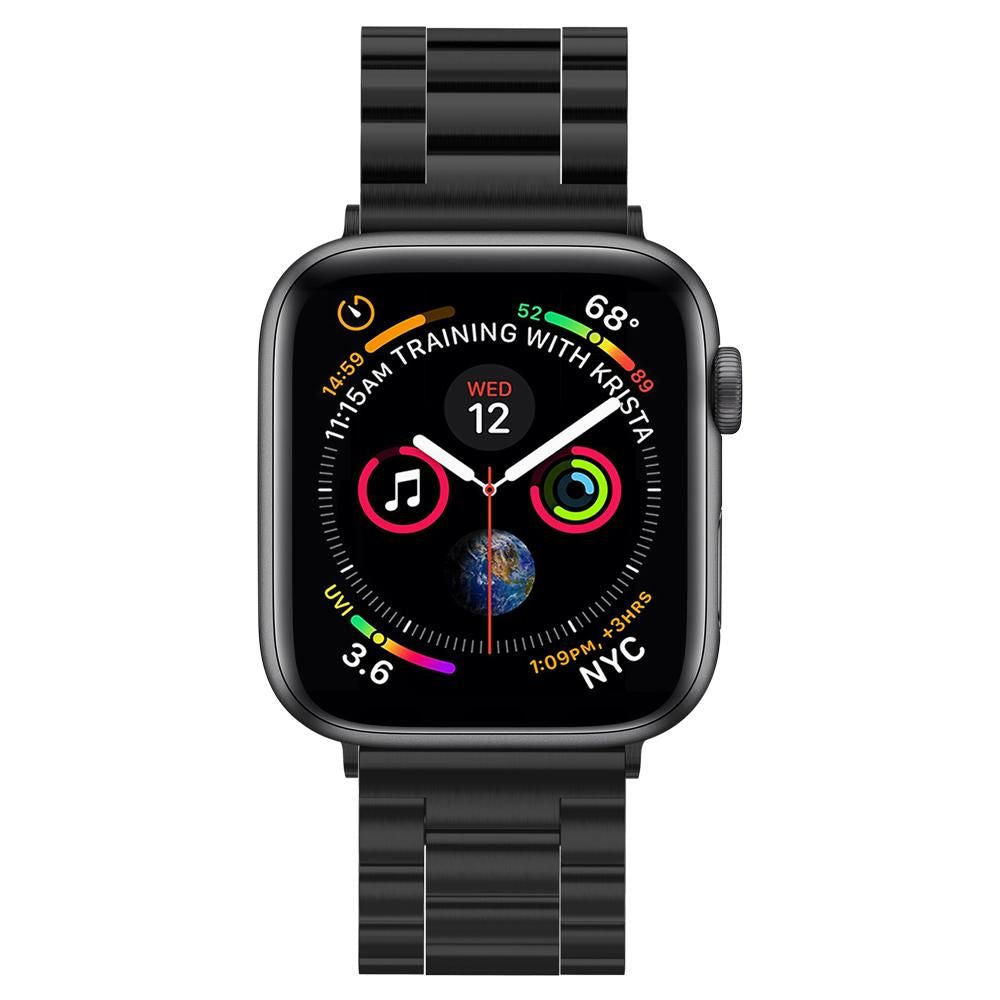 Spigen Modern Fit Strap for Apple Watch 49mm / 46mm / 45mm / 44mm / 42mm Series, Black 062MP25403
