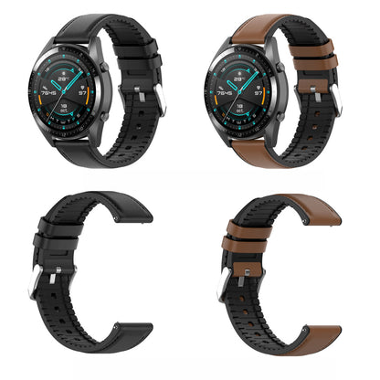 Techsuit W007 Strap for Samsung Galaxy Watch / Huawei Watch Series, 20mm, Black