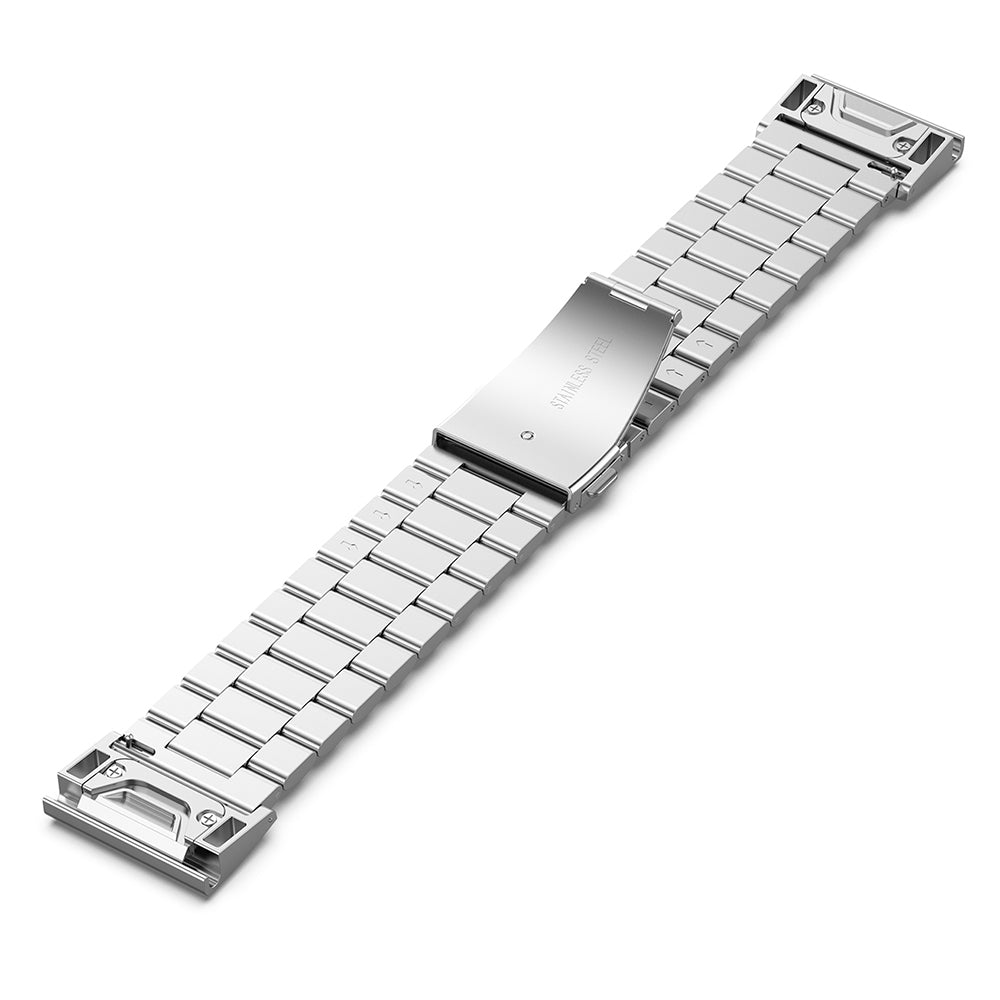 Techsuit W010 Strap for Garmin Instinct / Approach / Fenix Watch Series, 20mm, Silver