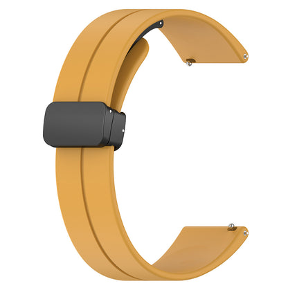 Techsuit W011 Strap for Huawei Watch / Garmin Watch Series, 18mm, Yellow