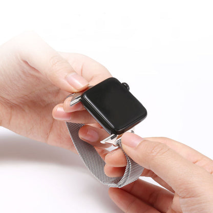 Techsuit W034 Strap for Apple Watch 49mm / 46mm / 45mm / 44mm / 42mm Series, Black