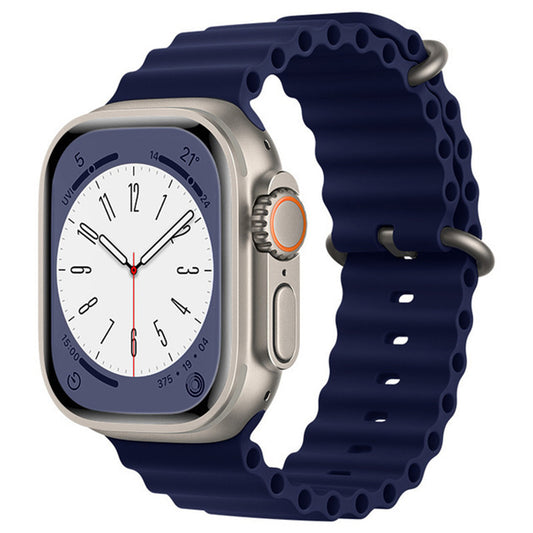 Techsuit W038 Strap for Apple Watch 49mm / 46mm / 45mm / 44mm / 42mm Series, Navy Blue