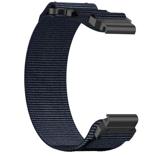Techsuit W057 Strap for Garmin Watch Fenix / Forerunner Series, 22mm, Navy Blue