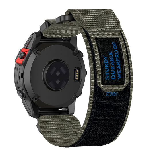Techsuit W057 Strap for Garmin Watch Fenix Series, 26mm, Green