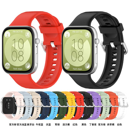 Techsuit W061 Strap for Huawei Watch Fit 4 Pro / Watch Fit 4 / Watch Fit 3, Navy Blue