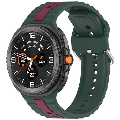 Techsuit W078 Strap for Samsung Galaxy Watch 8 Classic / Watch8 44mm / Watch 8 40mm, Dark Green