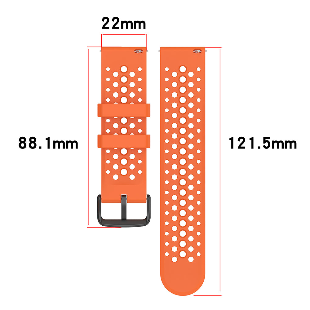 Techsuit W083 Strap for Amazfit Watch / Samsung Watch Series, 22mm, Purple