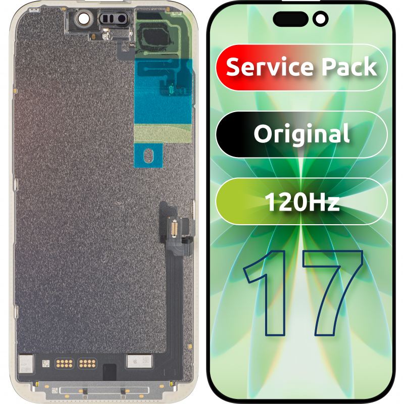 Apple iPhone 17 Display with Touchscreen, with Frame, Black, Service Pack 661-56065