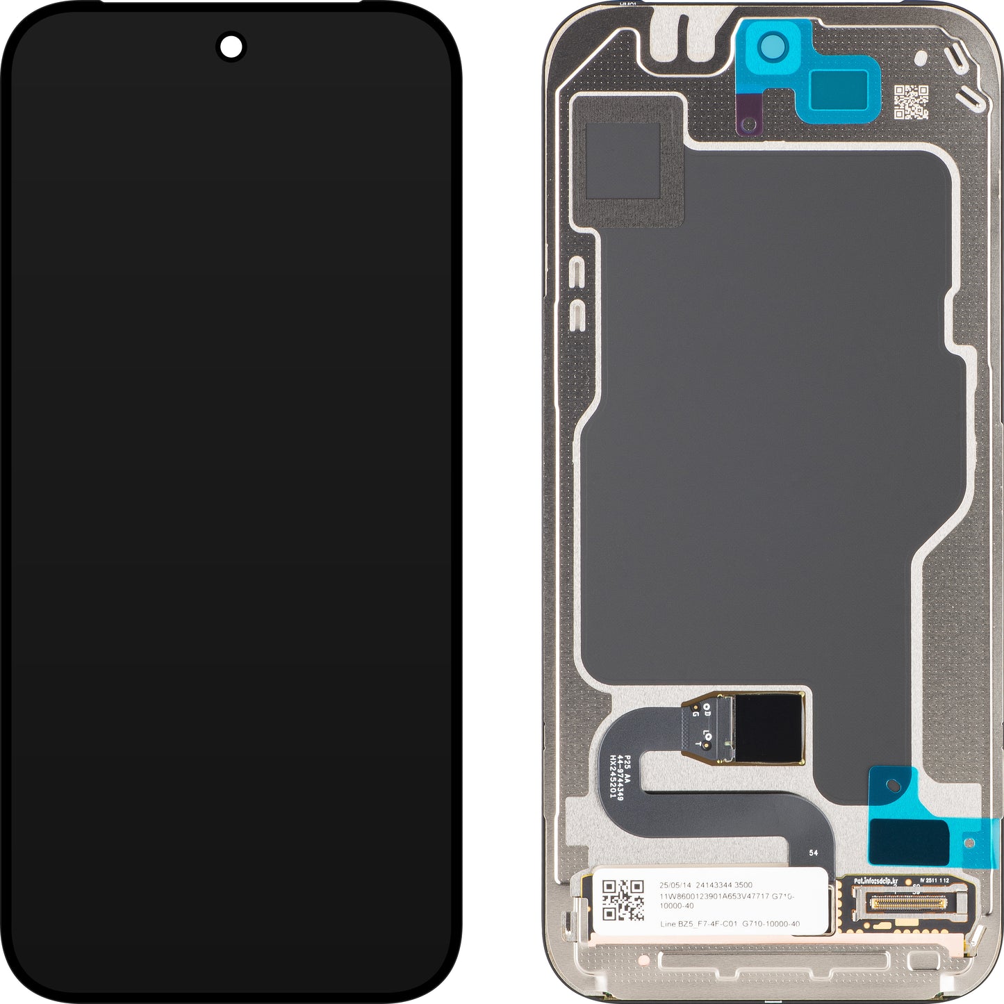 Google Pixel 10 Pro Display with Touchscreen, Service Pack G949-01418-00