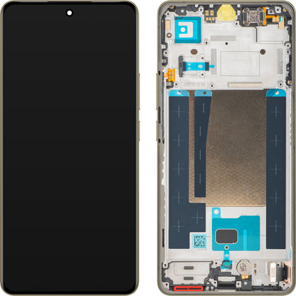 Realme 16 Pro+ Display with Touchscreen, with Frame, Gold, Service Pack 621029000806