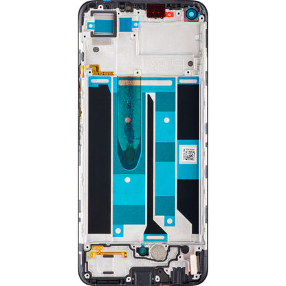 Realme 8 Touchscreen Display, with Frame, Black, Swap 4906919