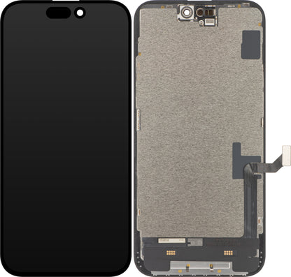 ZY Touchscreen Display for Apple iPhone 15 Plus, with Frame, Movable In-Cell IC LCD Version, Black