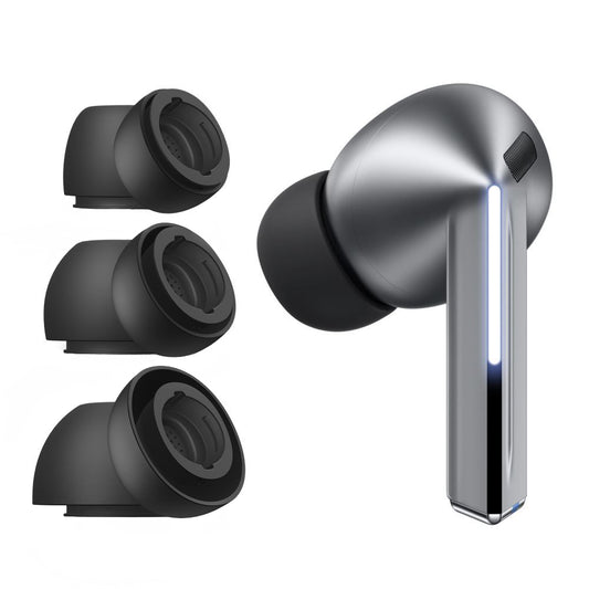 Tech-Protect Ear Tips for Samsung Galaxy Buds3 Pro, Size S / M / L, Black