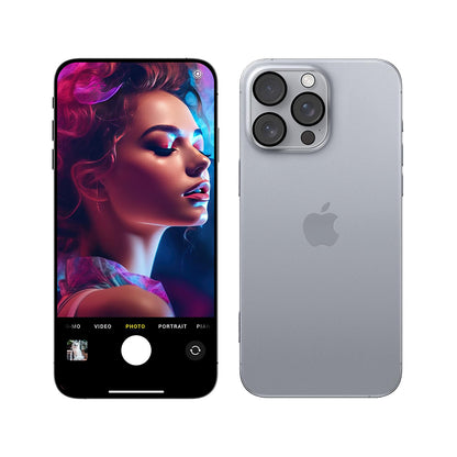 3MK Pro Full Cover Rear Camera Protection Film for Apple iPhone 14 Pro, Tempered Glass, Transparent
