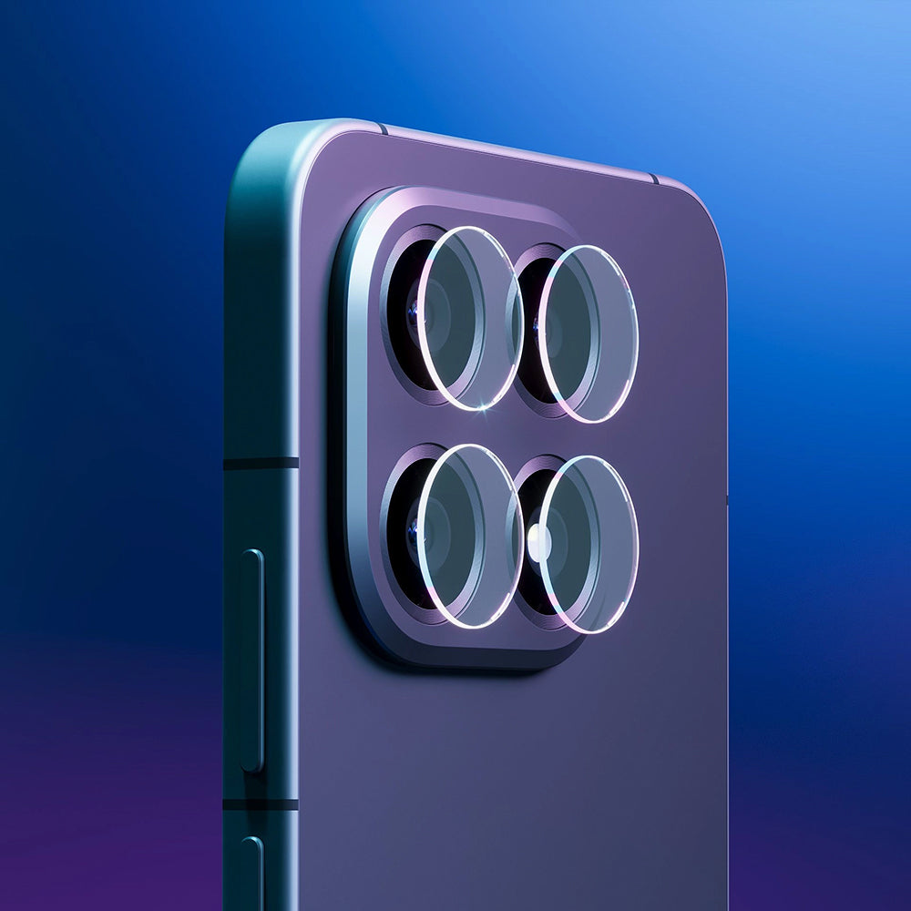 Back Camera Protection Film 3MK Protection for Motorola Edge 70, Tempered Glass, Set of 4 pieces, Transparent