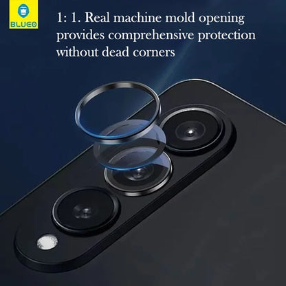 Blueo Rear Camera Protection Film for Samsung Galaxy S26 Plus S947 / S26, Tempered Glass, Black