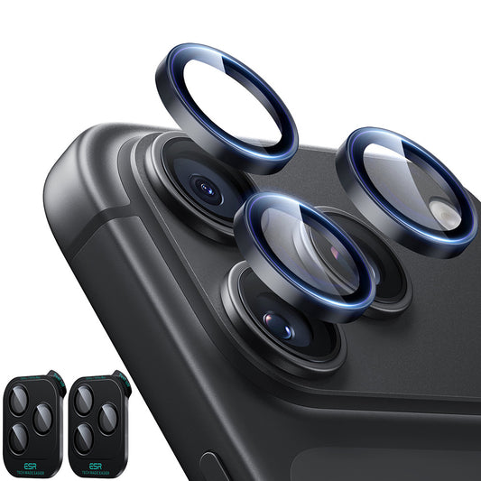 ESR Armorite Rear Camera Protective Film for Apple iPhone 18 Pro / 18 Pro Max, Tempered Glass, Set of 2, Black