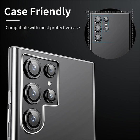 Lito S+ Rear Camera Protective Film for Samsung Galaxy S25 Ultra S938, Tempered Glass, Silver