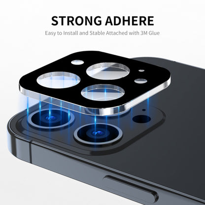 Techsuit Rear Camera Protective Film for Apple iPhone 16 Plus / 16, Tempered Glass, Black