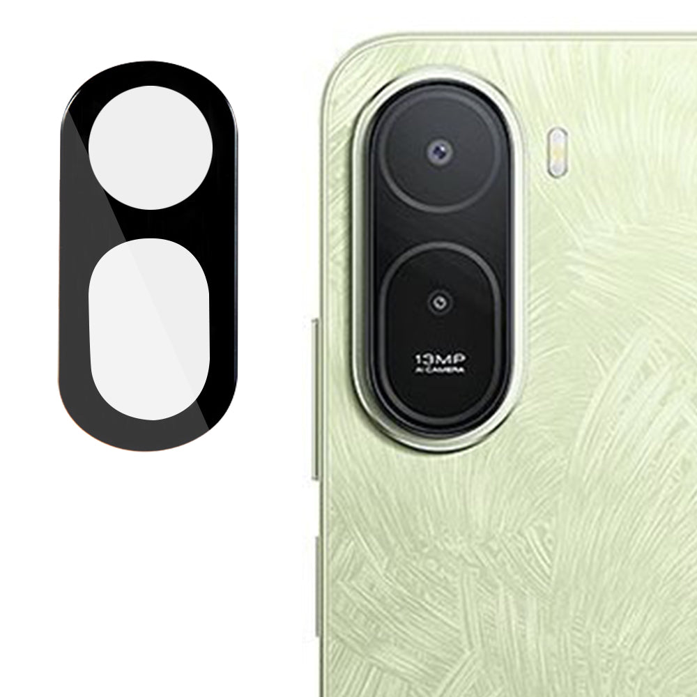 Techsuit Rear Camera Protective Film for Xiaomi Redmi A7 Pro 4G, Tempered Glass, Black