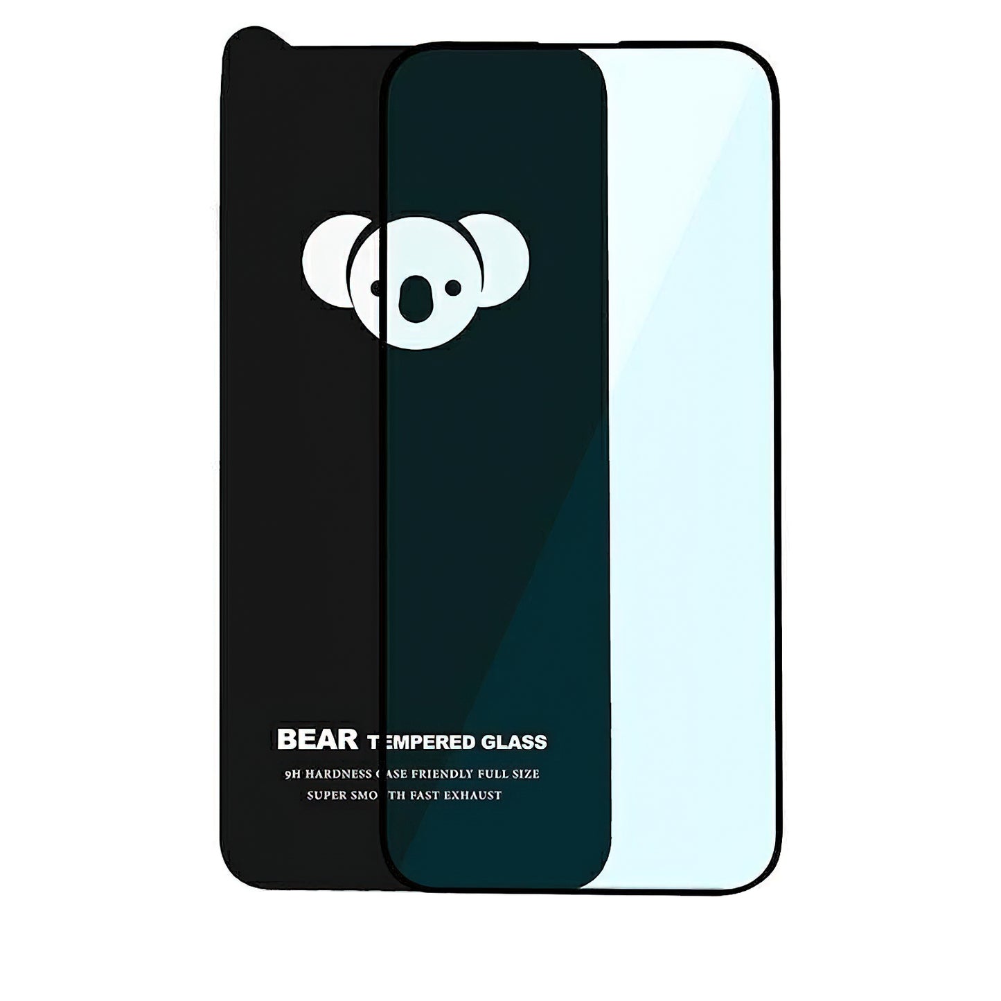 Bear HD Screen Protector Film for Oppo Reno14 F / Reno14, Tempered Glass, Full Glue, Black