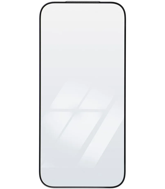 OEM Ultra Strong 45KG Screen Protector for Apple iPhone 17 / 16 Pro, Tempered Glass, Full Glue, 2.5D, Black
