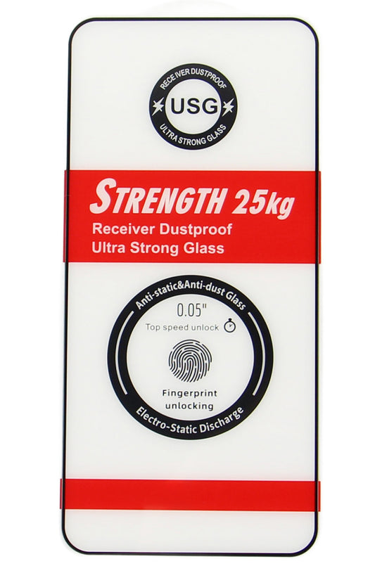 OEM Ultra Strong 25KG Screen Protector for Samsung Galaxy S26 Ultra S948, Tempered Glass, Full Glue, 2.5D, Black