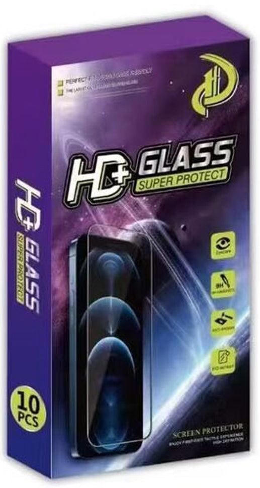 OEM Screen Protector Film for Samsung Galaxy A26 A266 / A16 5G A166, Tempered Glass, Full Glue, Set of 10 pieces, 9D, Black