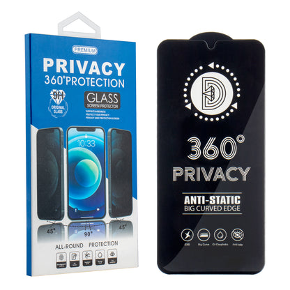 OEM 360 Privacy Screen Protector for Apple iPhone 17 / 16 Pro, Tempered Glass, Full Glue