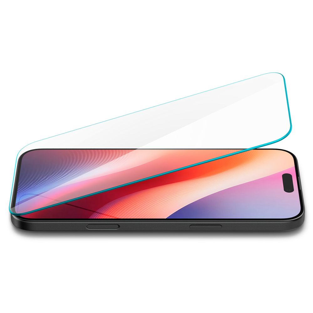 Spigen GlastrR Slim HD Screen Protector for Apple iPhone 16 Pro, Glass Shielded, Full Glue, 2.5D AGL07937 AGL07937