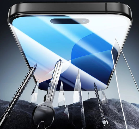 ESR Armorite Screen Protector for Apple iPhone 16 Pro, Tempered Glass, Full Glue, Black