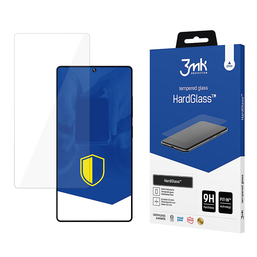 3MK HardGlass Screen Protector for Samsung Galaxy S25 Ultra S938, Tempered Glass, Full Glue