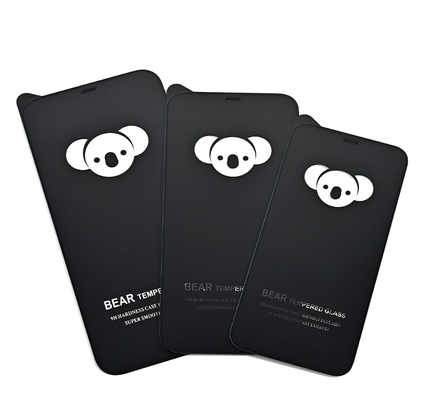 Bear HD Screen Protector Film for Oppo Reno14 F / Reno14, Tempered Glass, Full Glue, Black