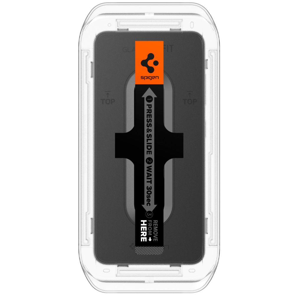 Spigen GlastR EZ FIT Screen Protector for Samsung Galaxy S25+ S936 / S24+ S926, Tempered Glass, Full Glue, Set of 2 pieces AGL07432