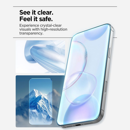 Spigen GlastR Align Master Slim Screen Protector for Apple iPhone 17 Pro Max, Tempered Glass, Full Glue, Set of 3 pieces AGL10099