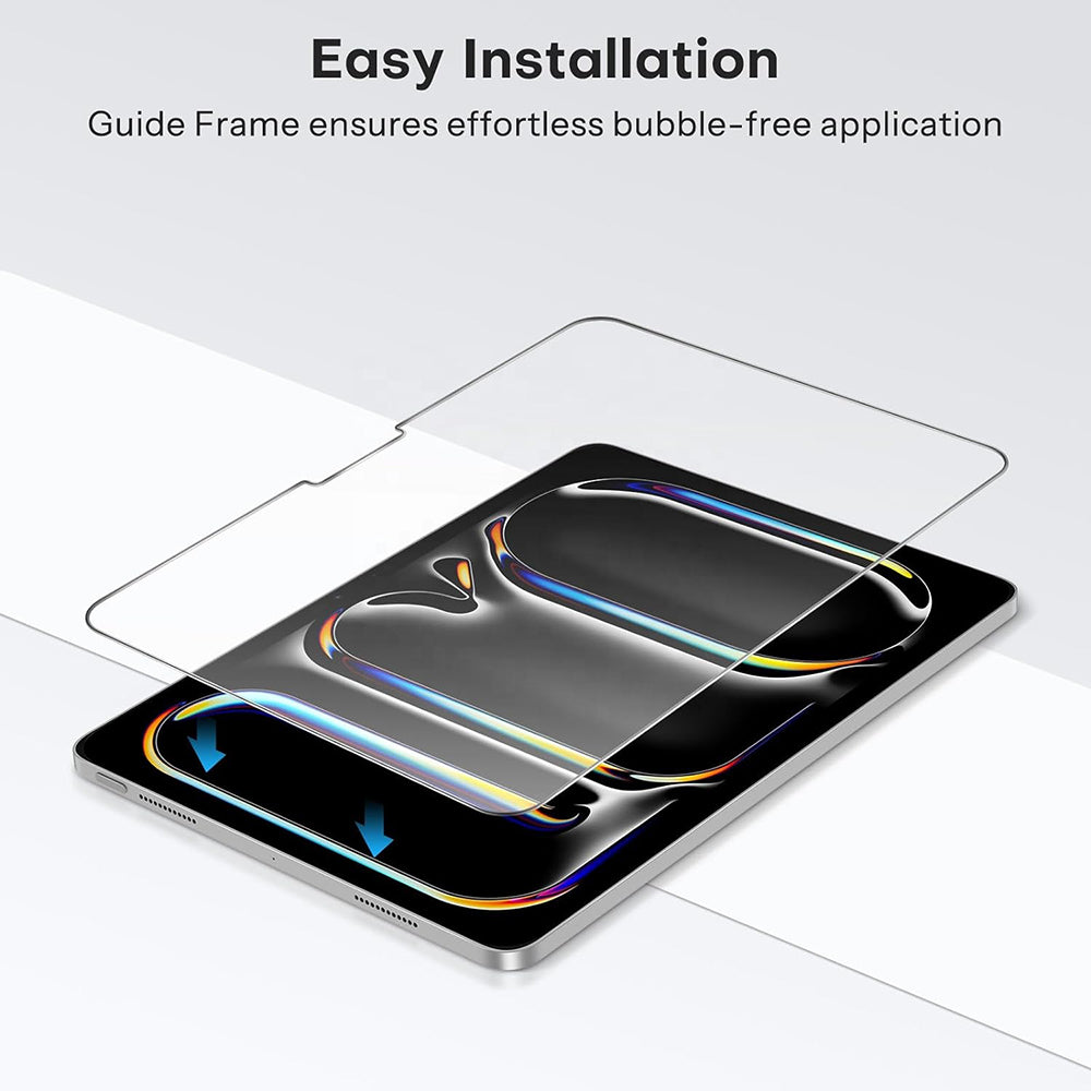 Blueo HD Screen Protector Film for Apple iPad Air 13 (2024), Tempered Glass, Full Glue