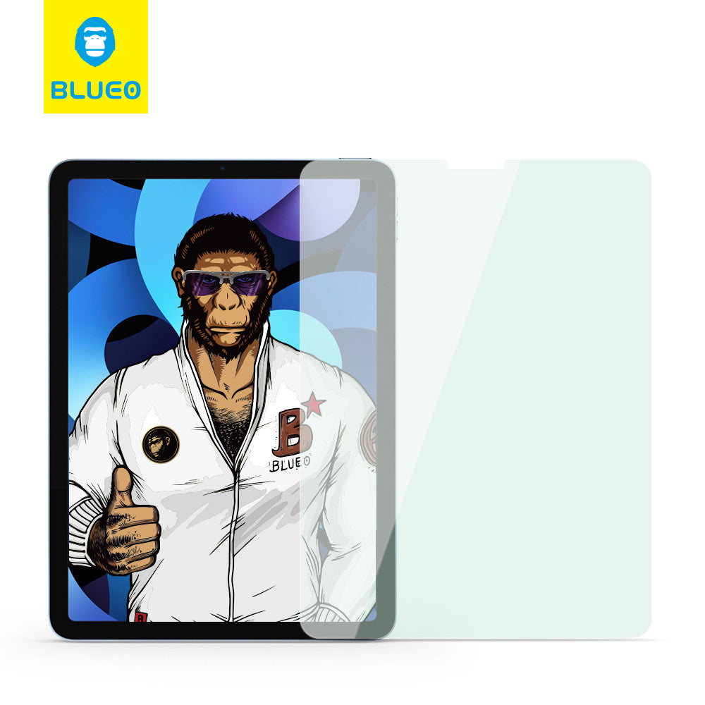 Blueo Screen Protector Film for Apple iPad 10.2 (2021) / 10.2 (2020) / 10.2 (2019), Tempered Glass, Full Glue