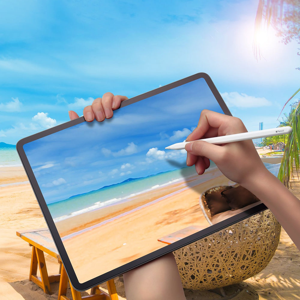 Blueo Special Writing Screen Protector for Apple iPad Pro 12.9 (2022) / Pro 12.9 (2021) / Pro 12.9 (2020), Plastic