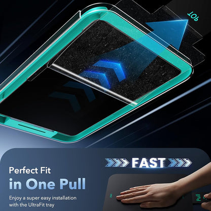 ESR Armorite Paper Feel UltraFit Screen Protector for Apple iPad Air 13 (2026) / Air 13 (2025), Tempered Glass, Full Glue
